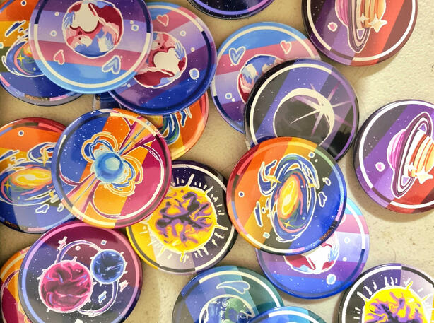 Various 58mm Badges